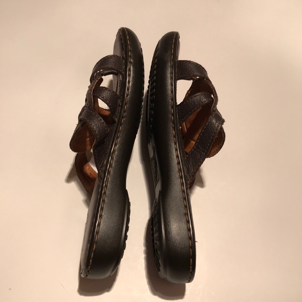 BORN sandals brown thong casual 6 shoes - Picture 5 of 10